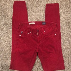 AG Adriano Goldschmied Women's Scarlet Skinny Corduroy Jeans 26